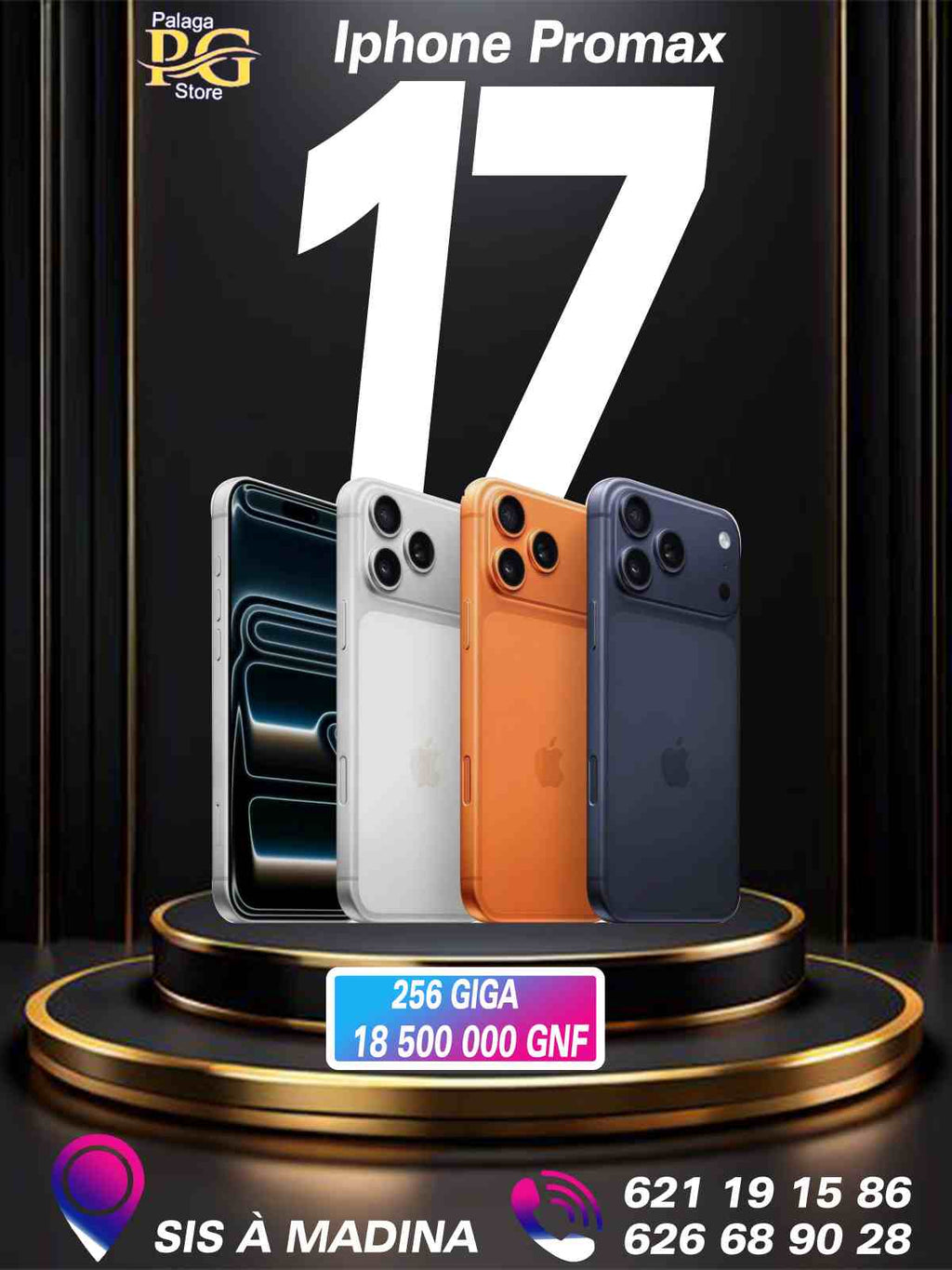 iPhone 17 Pro max - Neuf, originale, 256 / 512 Go