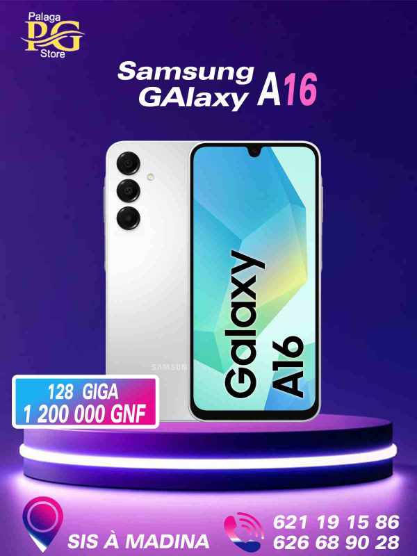 Samsung Galaxy A16 - 128 Go, Triple Caméra & Ecran HD+