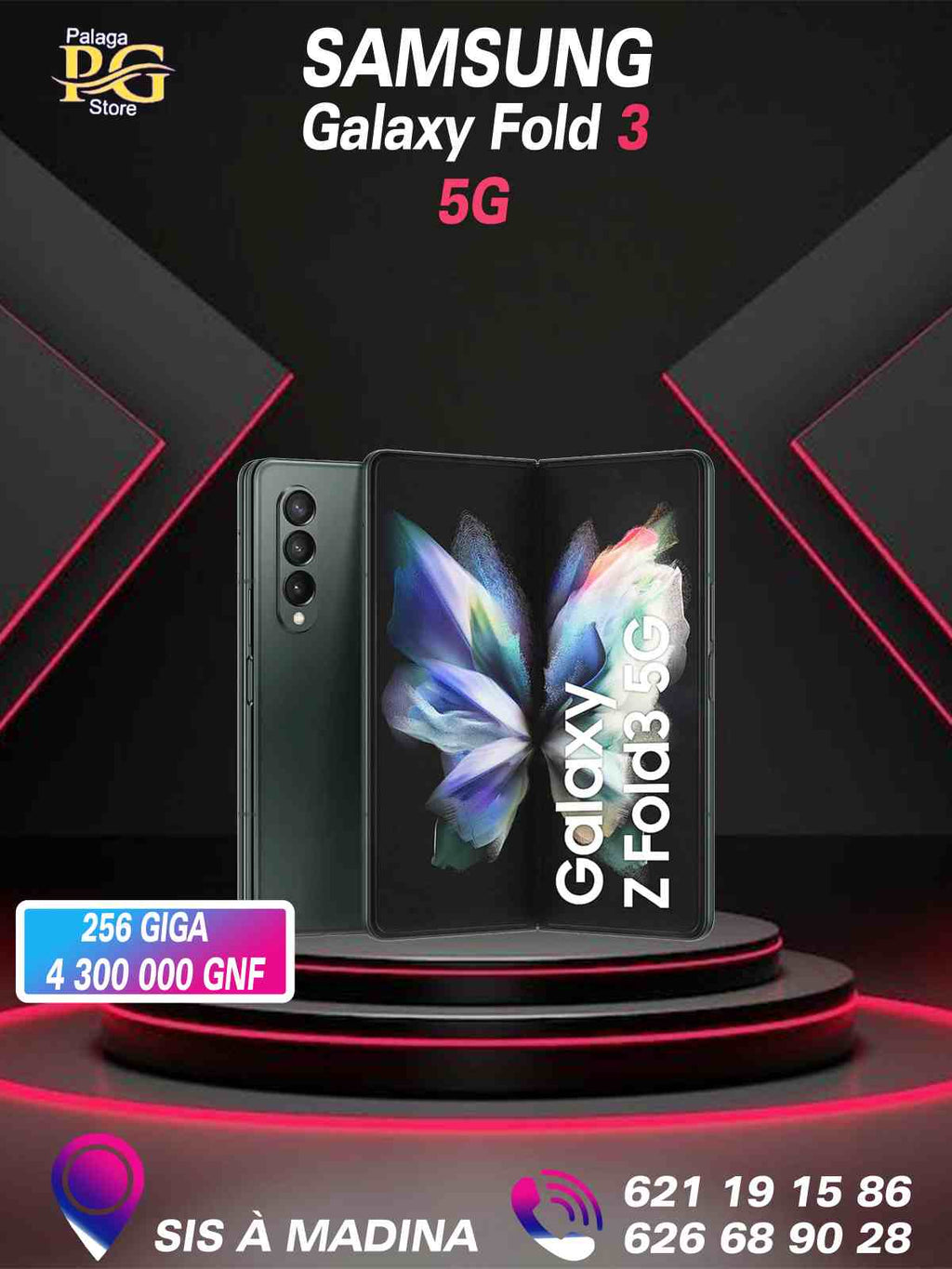 Samsung Galaxy Z Fold 3- Pliable & Registant