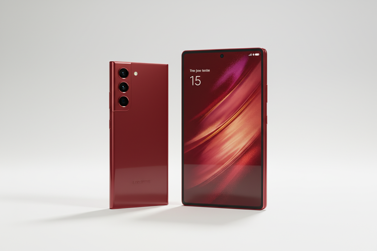 Galaxy fold 5 rouge ?