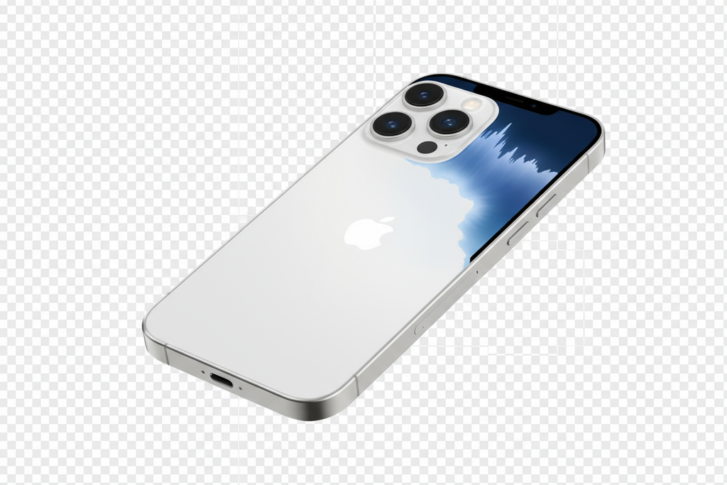 iphone 17 pro de couleur blanc sans fond ?