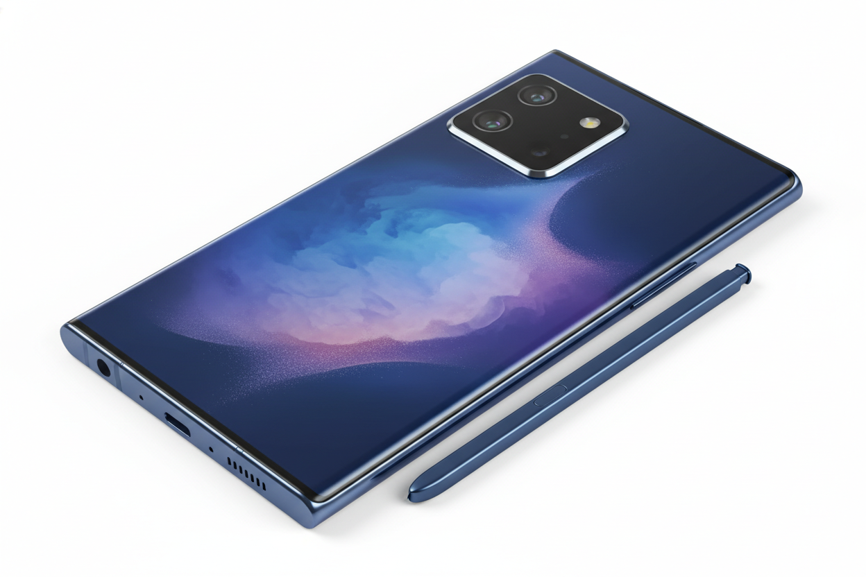 Samsung note 20 ultra de couleur bleu ?