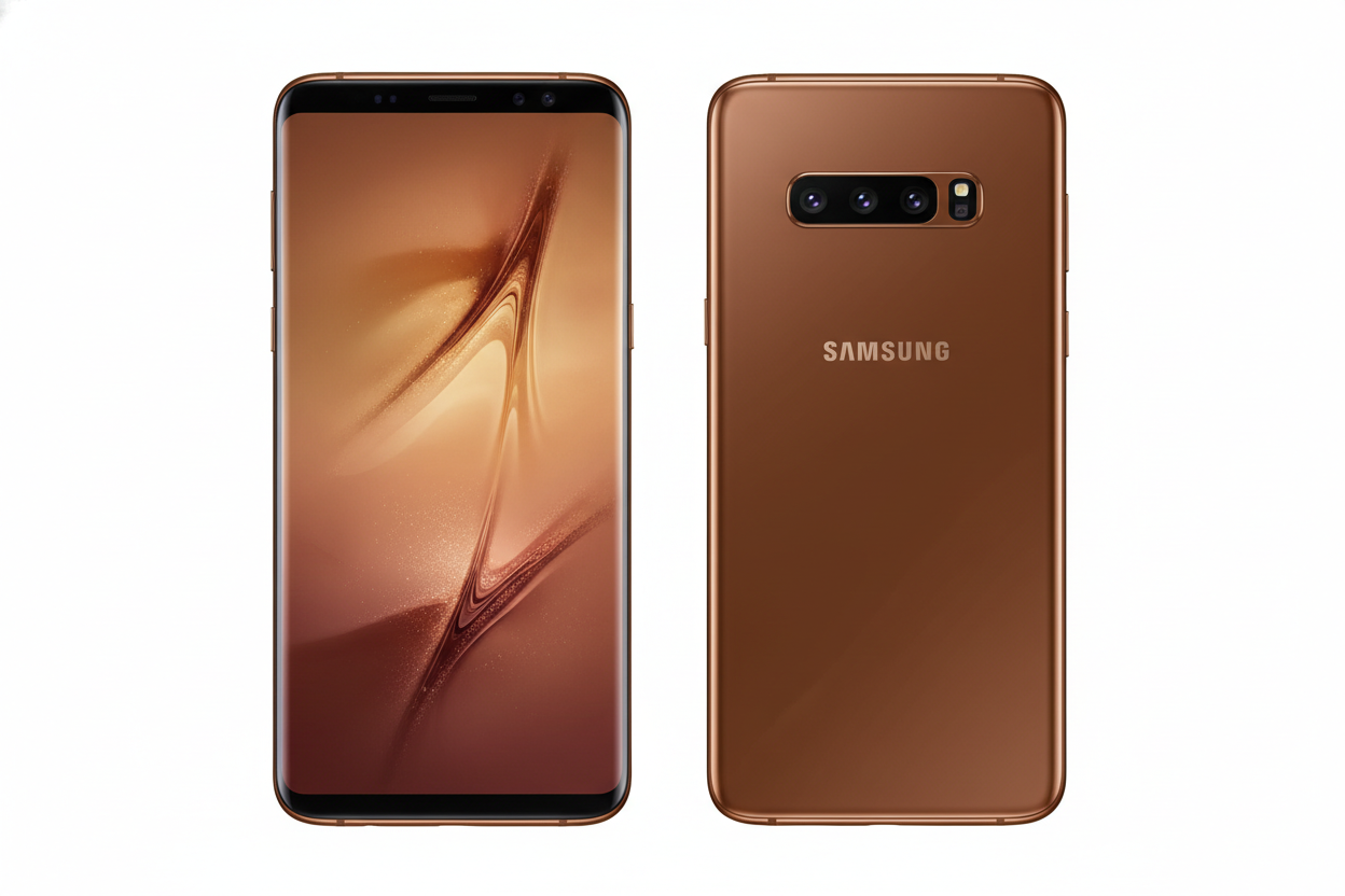 Samsung S10+ de couleur marron ?