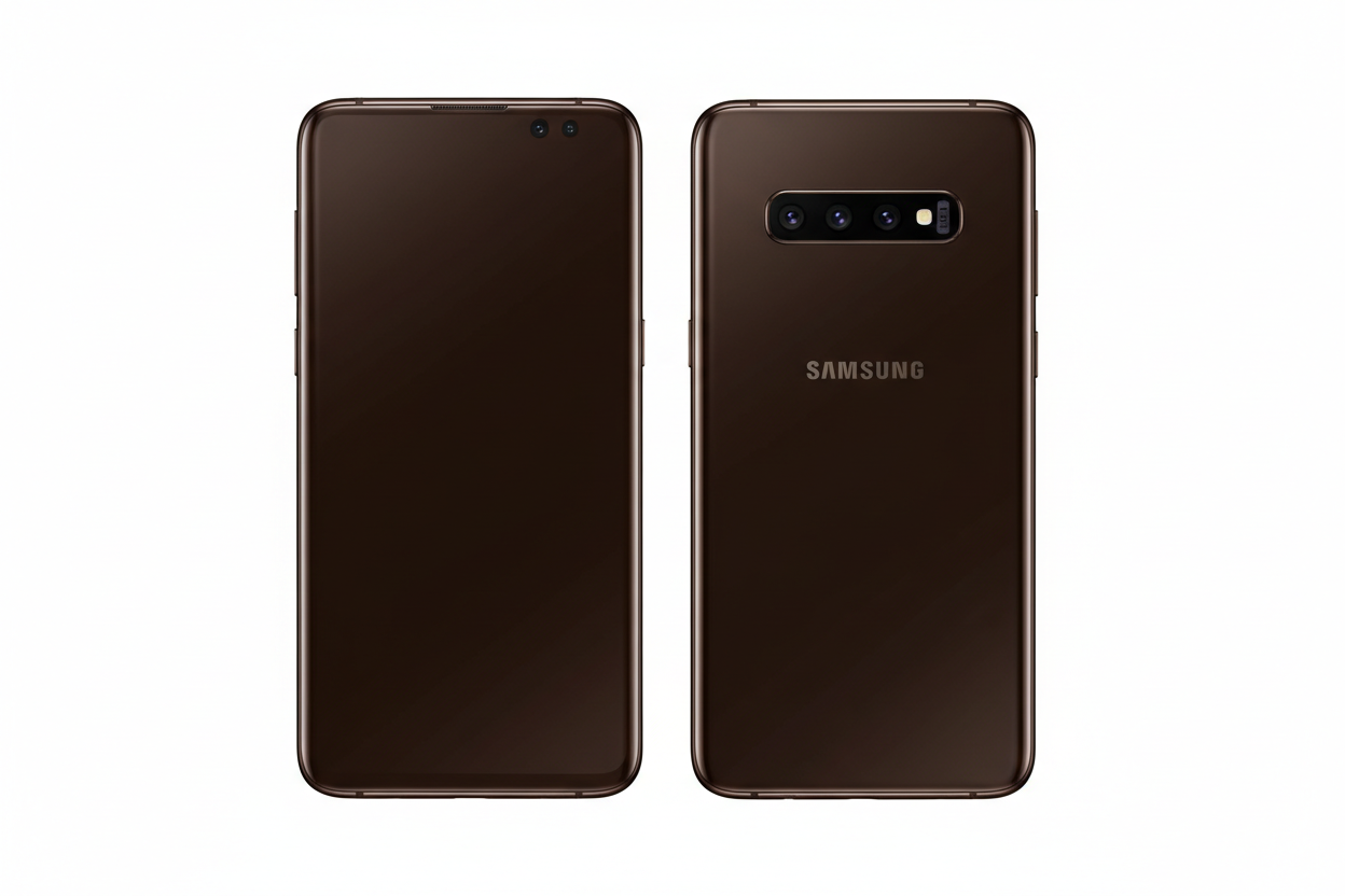 Samsung S10+ de couleur marron ?
