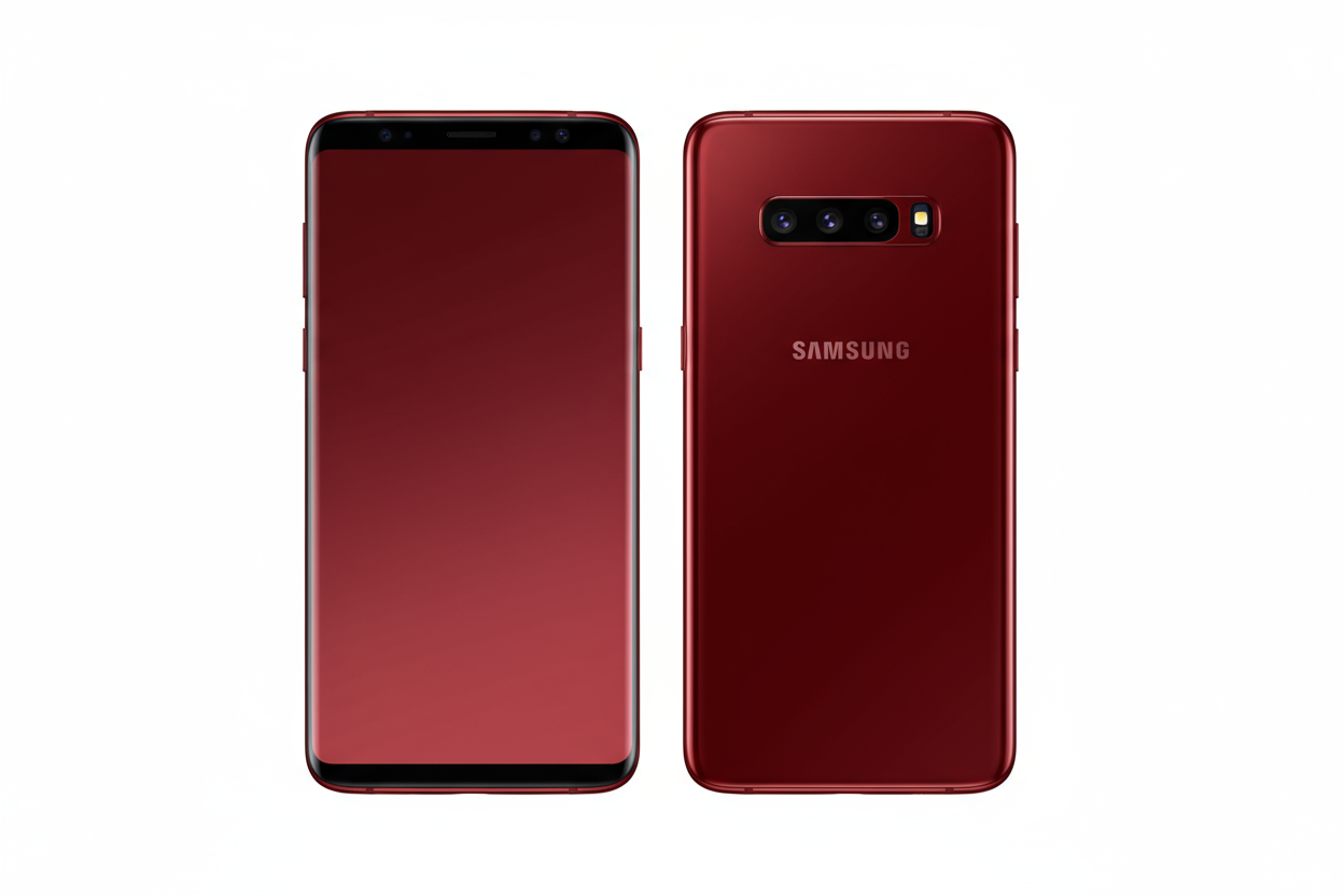 Samsung S10+ de couleur rouge ?